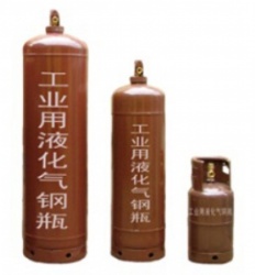 Industrial gas cylinders